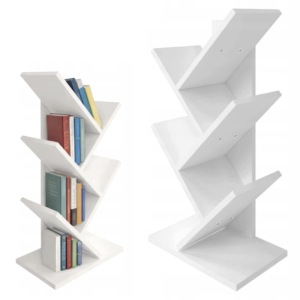 Regał choinka artisan biblioteka na książki półka szafka w kształcie drzewa