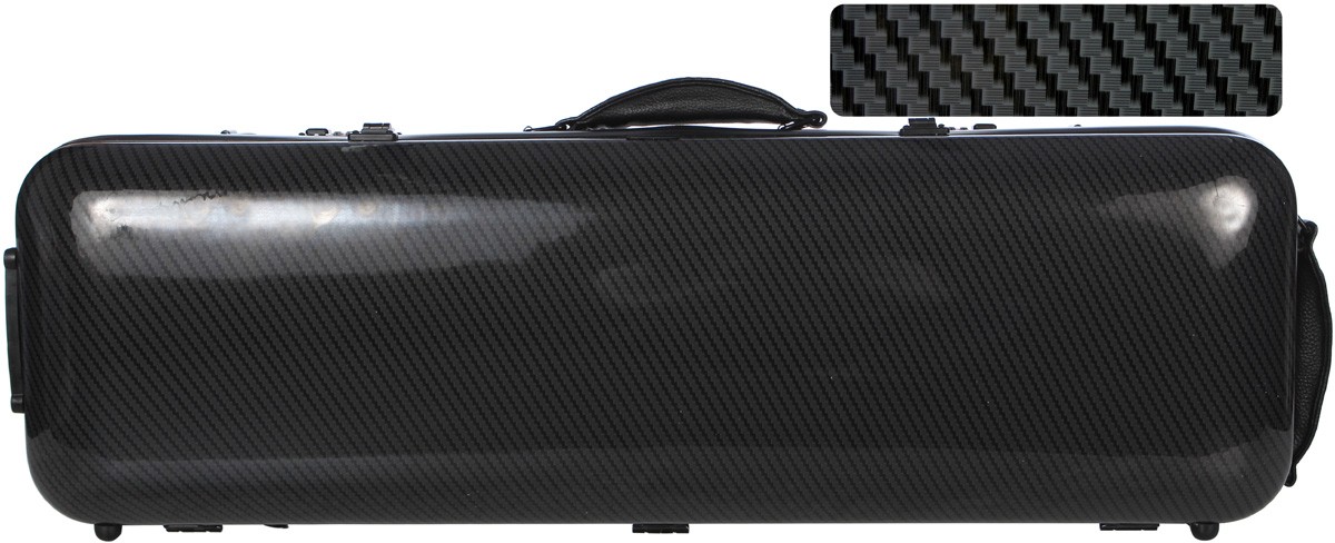 Fiberglassové houslové pouzdro Safe Oblong 4/4 M-case Černá Specia
