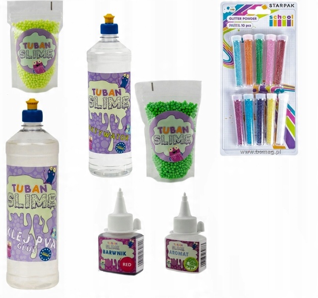

Tuban Zestaw Slime Do Robienia Slimów 13W1