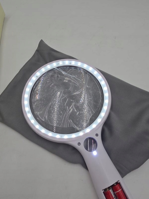 Lupa Powiększająca LED 10x 20x 45x Podświetlana 37 LED