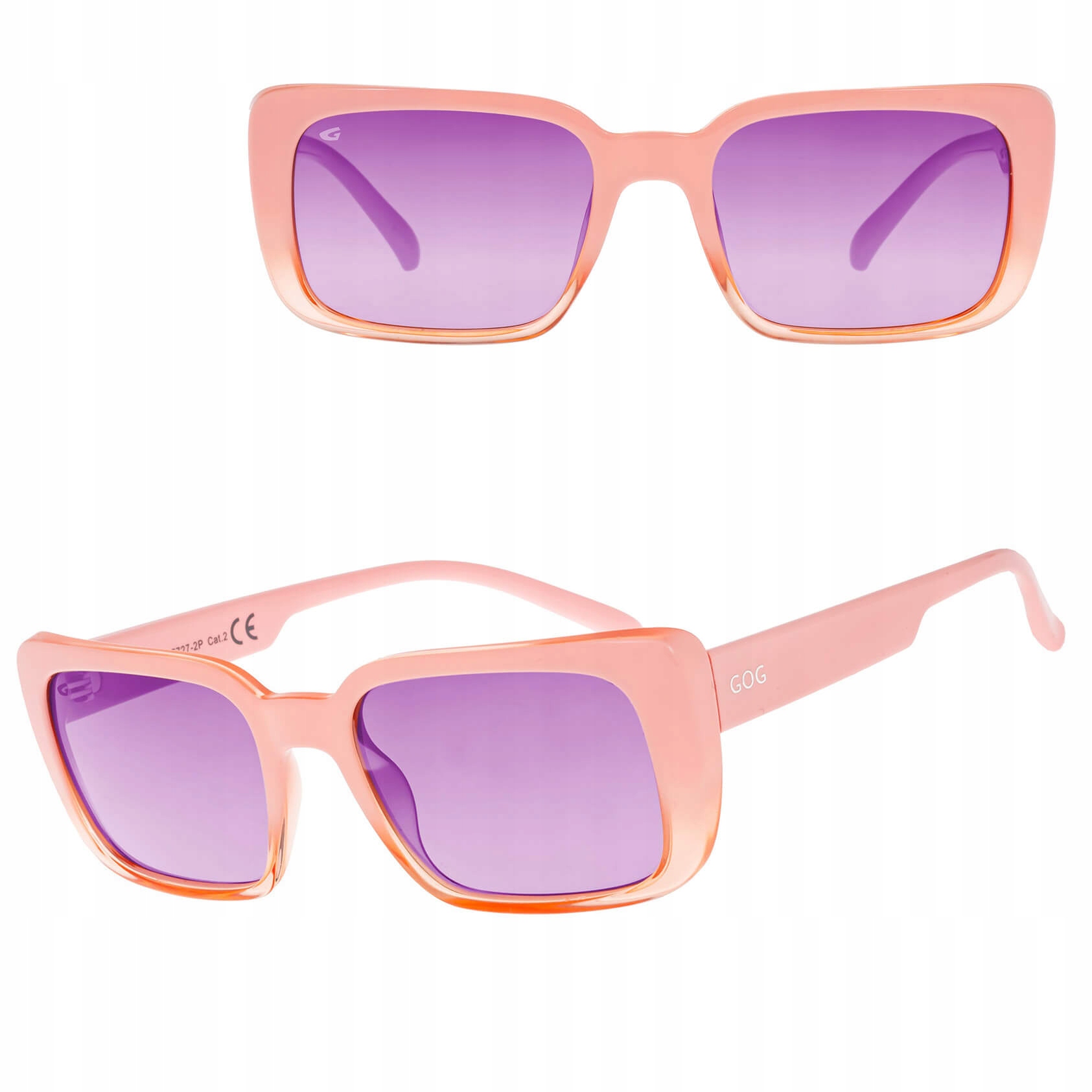 Dámské polarizační sluneční brýle Gog růžové