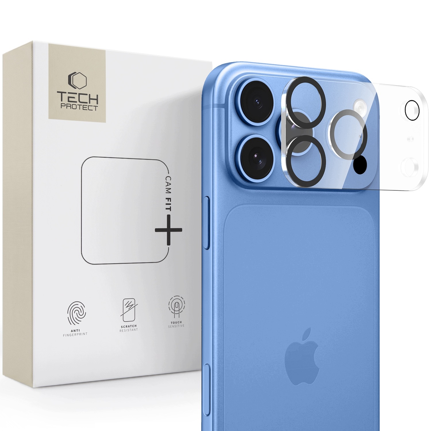 Osłona Aparatu Tech- Protect Cam Fit+ iPhone 18 Pro Clear Tech- Protect
