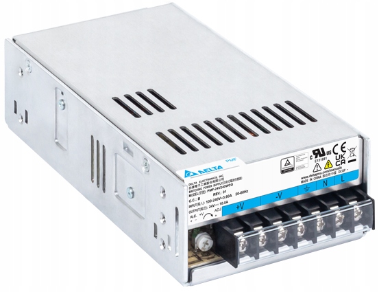 Zasilacz Modułowy Napięciowy Pfc Regulacja 240W 10A 24V Delta Electronics