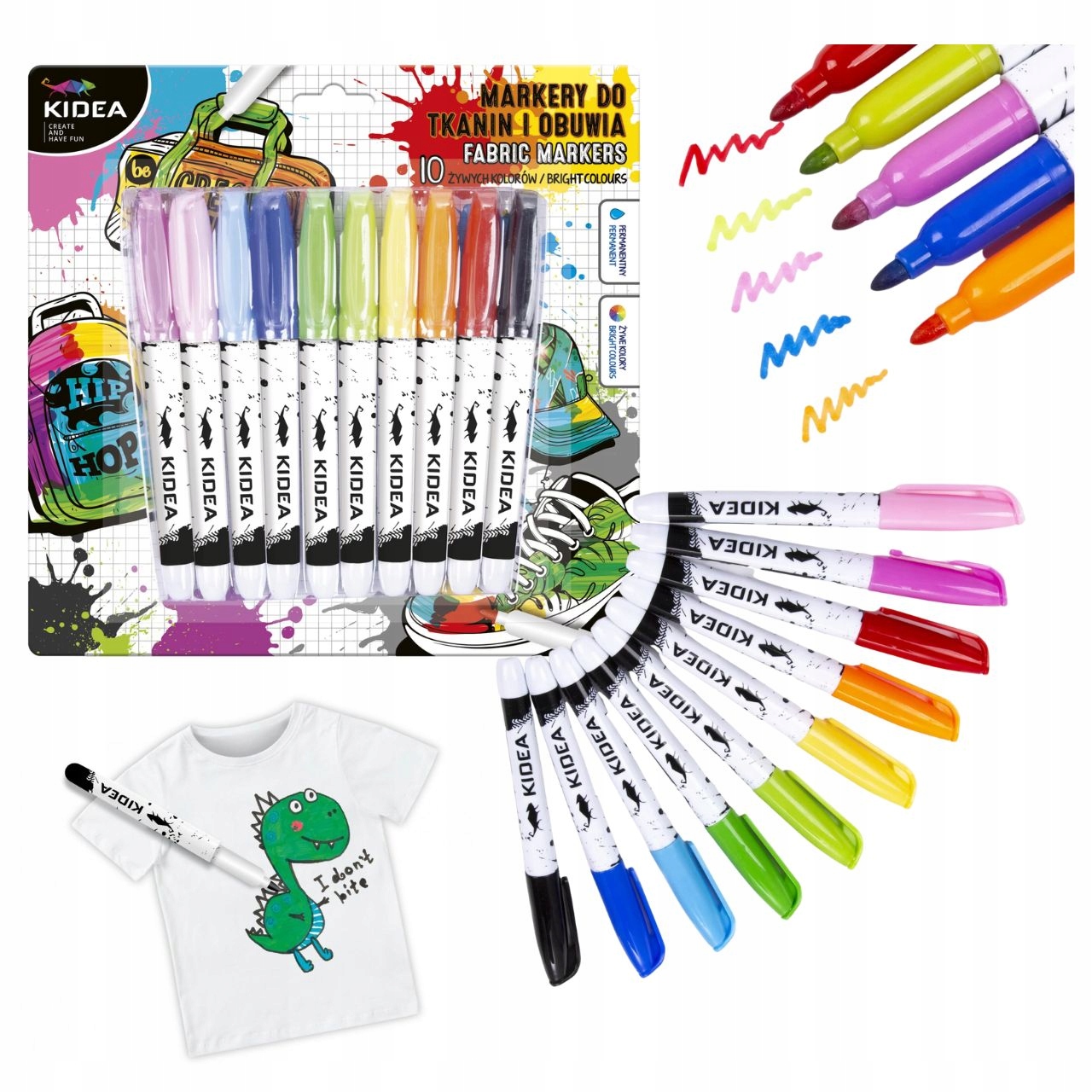 

Markery do obuwia i tkanin Kidea