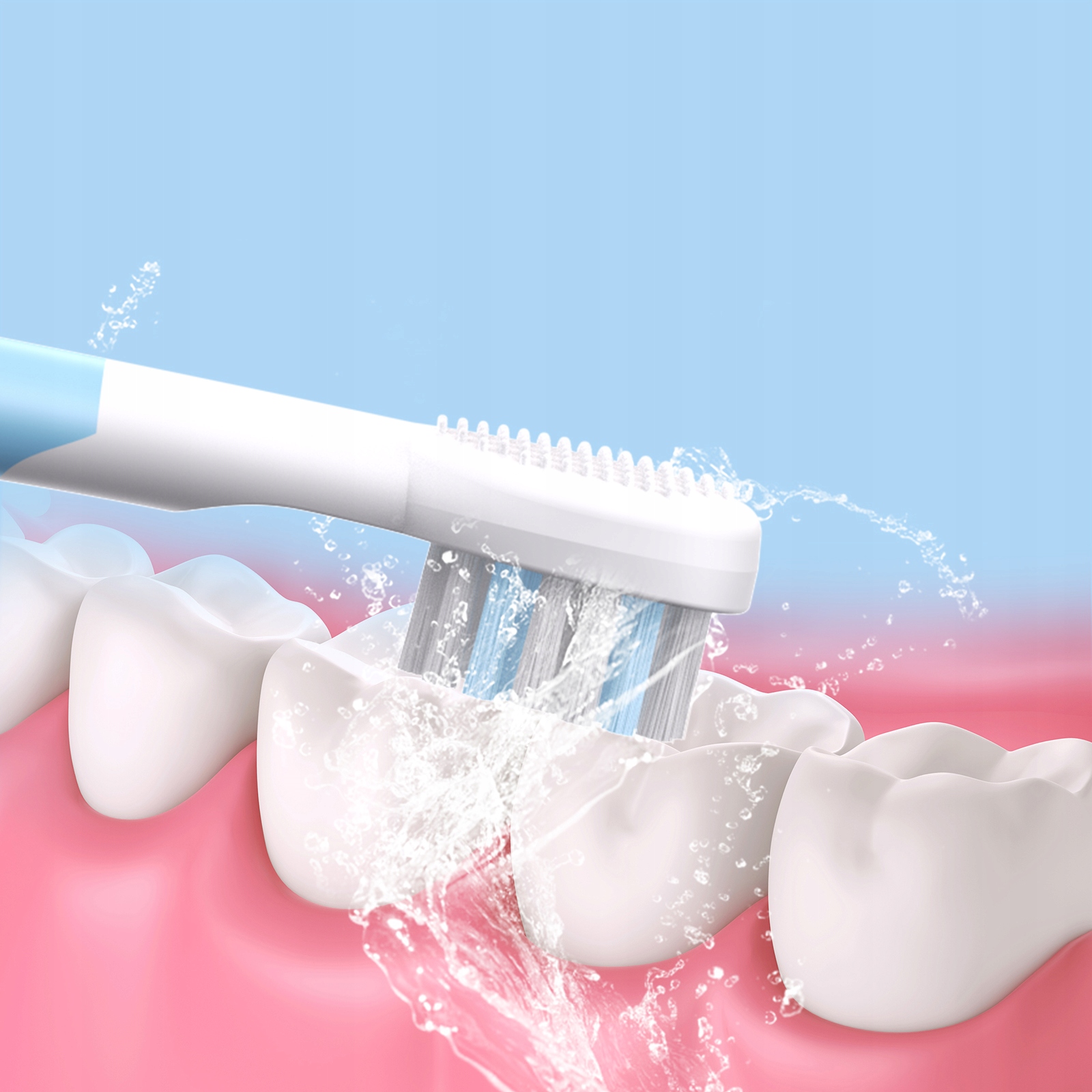 SZCZOTECZKA SONICZNA ELEKTRYCZNA DLA DZIECI DO ZĘBÓW RÓŻOWA HEELLY Marka Heelly