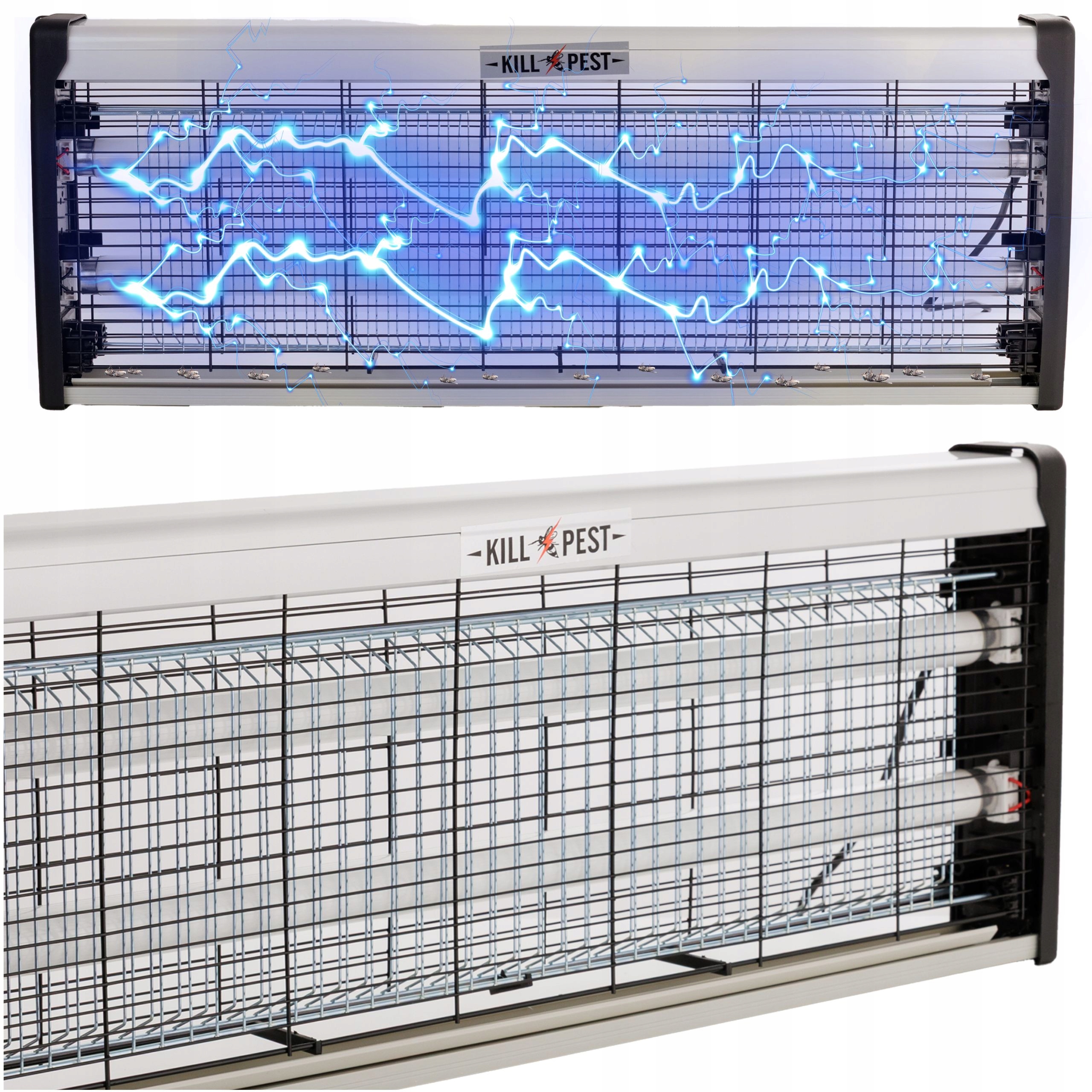Mocna Lampa Owadobójcza Uv Ścienna Na Komary Muchy Ćmy Mole Owady Duża