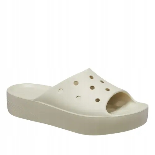 Nazouváky Crocs Classic Platform Slide béžové 38-39 Eu
