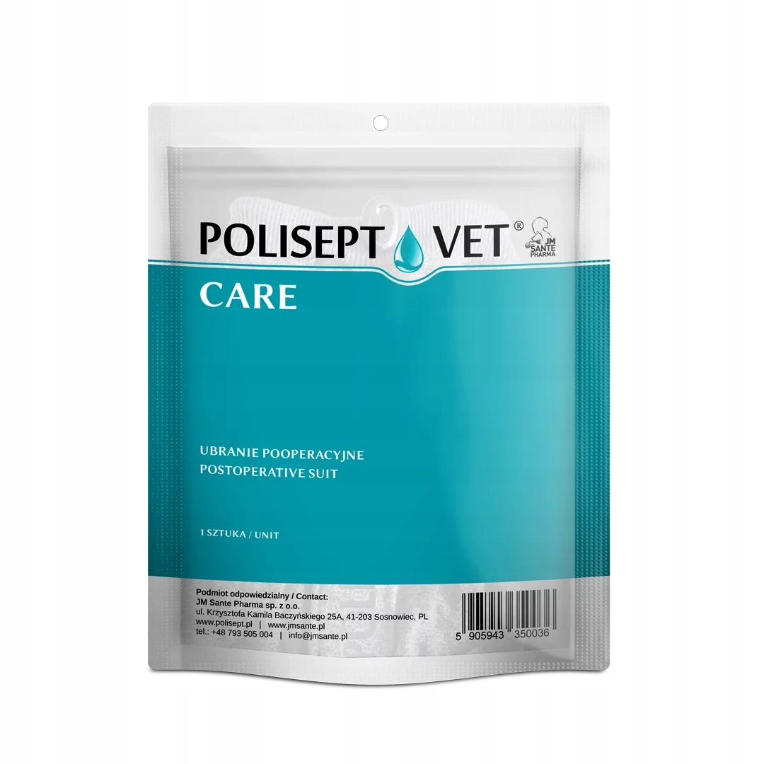 Levně Polisept Vet Care Pooperační oblečení pro psa a kočku L