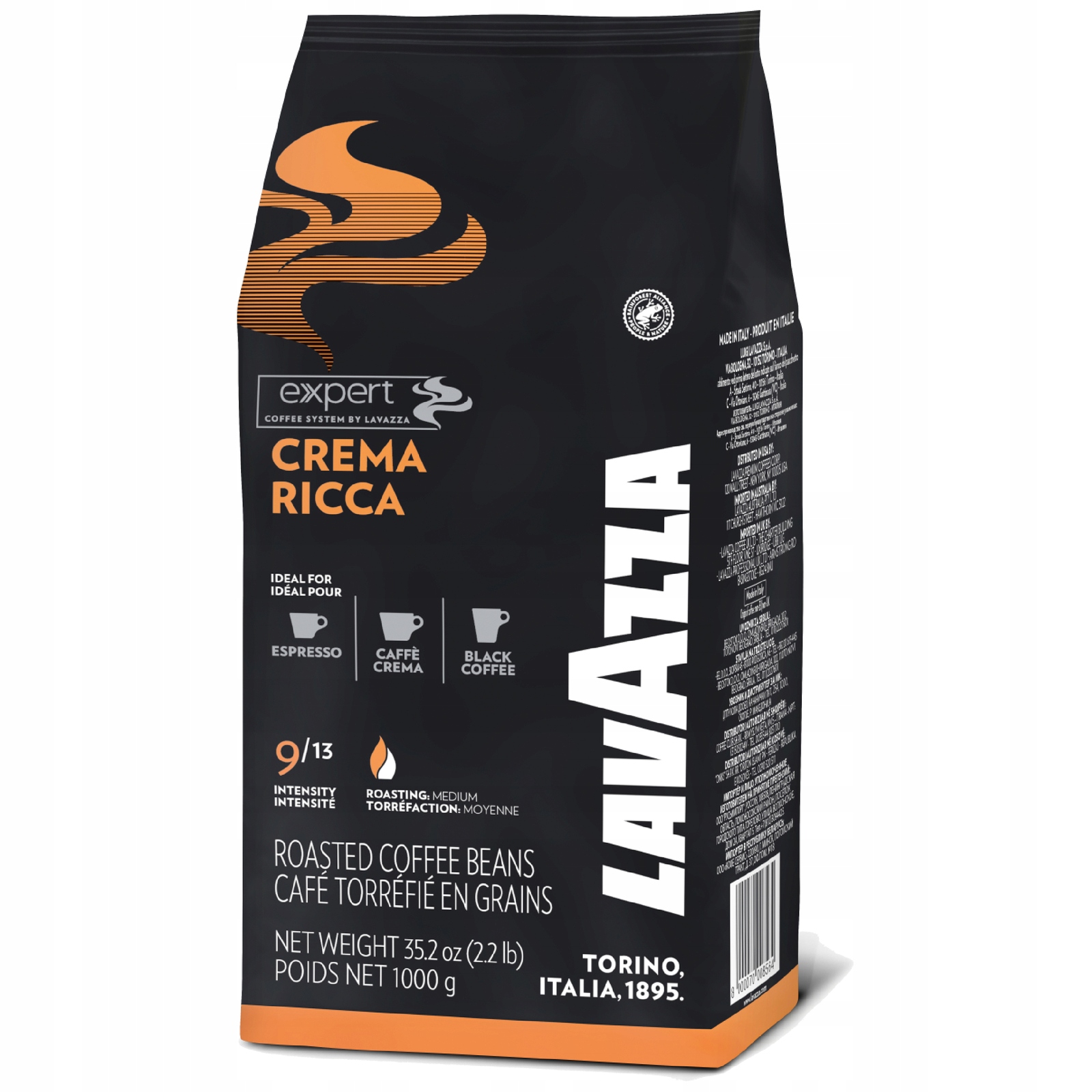 Levně Káva zrnková Lavazza Expert Crema Ricca 1 kg