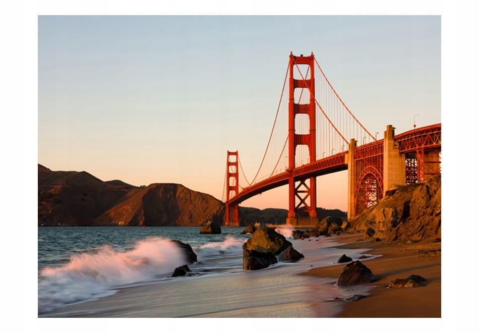 

Fototapeta - Golden Gate zachód słońca - 200X154