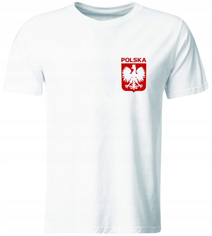 Koszulka Dla Kibica Reprezentacji Polski Z Godłem, Biała, S