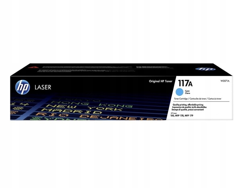 

Toner Hp 117A W2071A Cyan (niebieski)