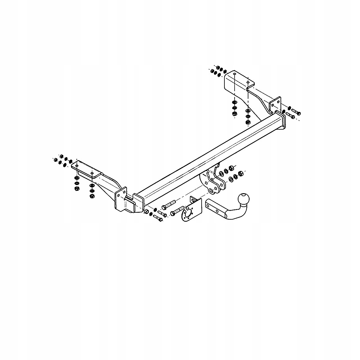 Hak holowniczy Peugeot 308 1 I Hatchback 07-11 MODUŁ WIĄZKA 13 PIN GRATIS Producent Steinhof