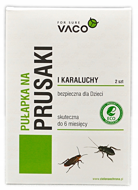 

Ekologiczna Pułapka Na Prusaki Karaluchy 2szt Vaco