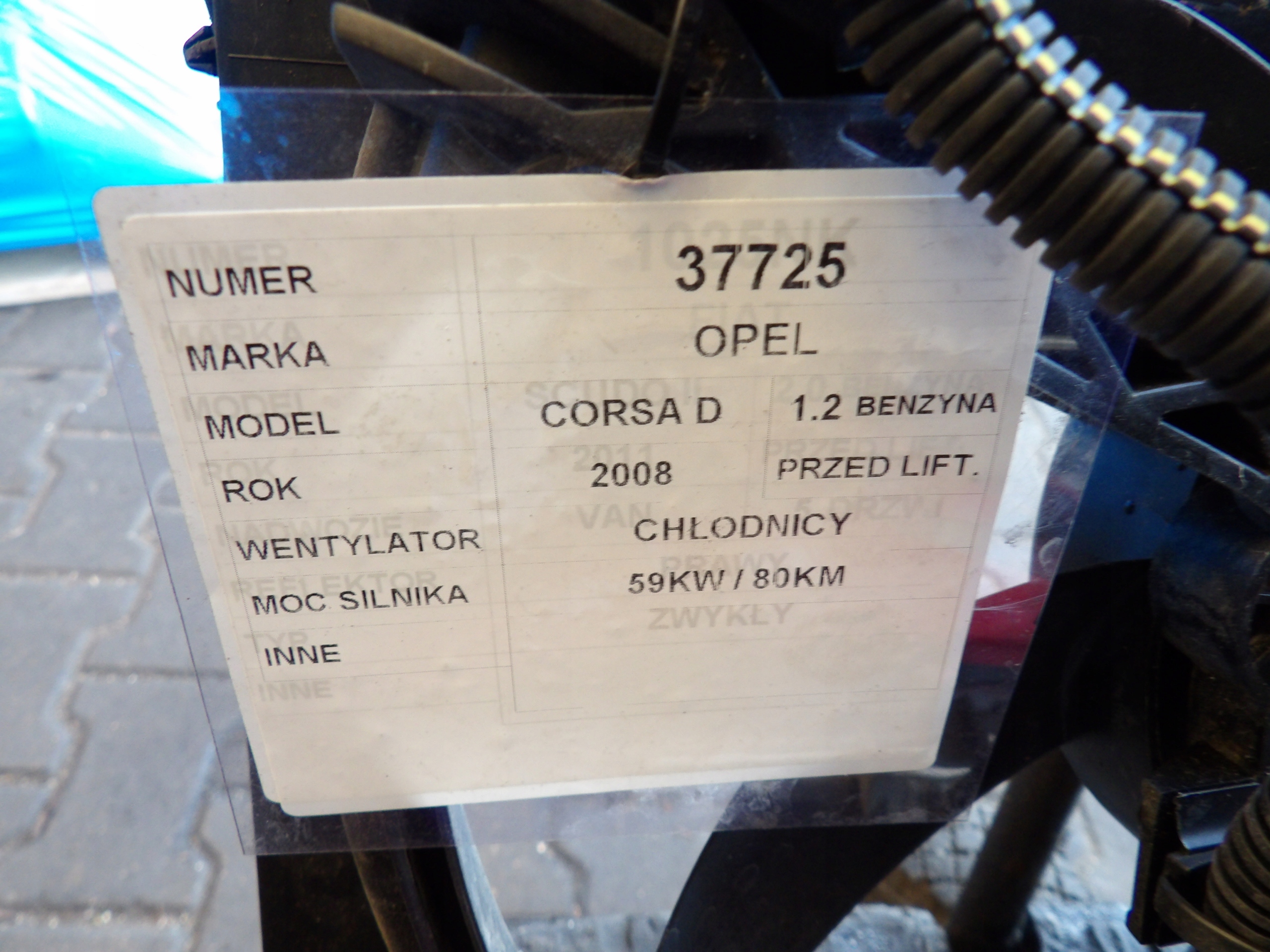 Opel Corsa D ventilátor chladiče 55.704.030 N2987002