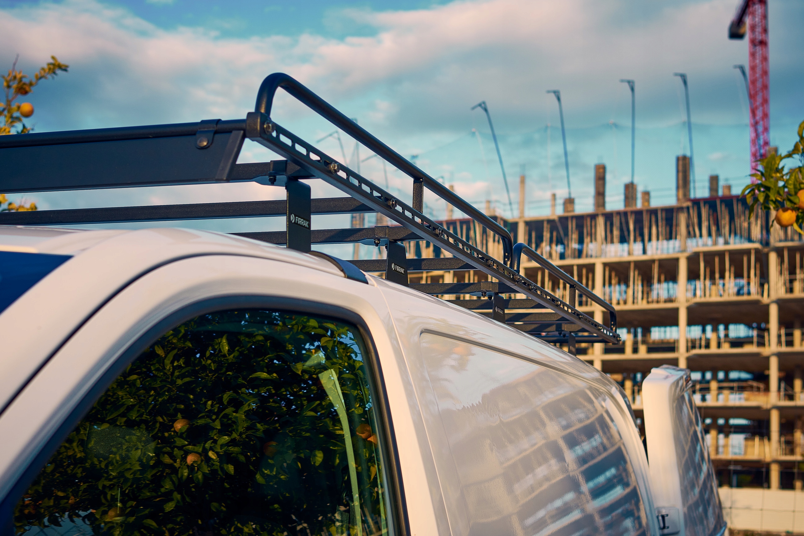 KOSZ PLATFORMA DACHOWA FIRRAK CITROEN BERLINGO PEUGEOT PARTNER 08-18 długi Model FIRRAK PORTO+BERLINGO PARTNER