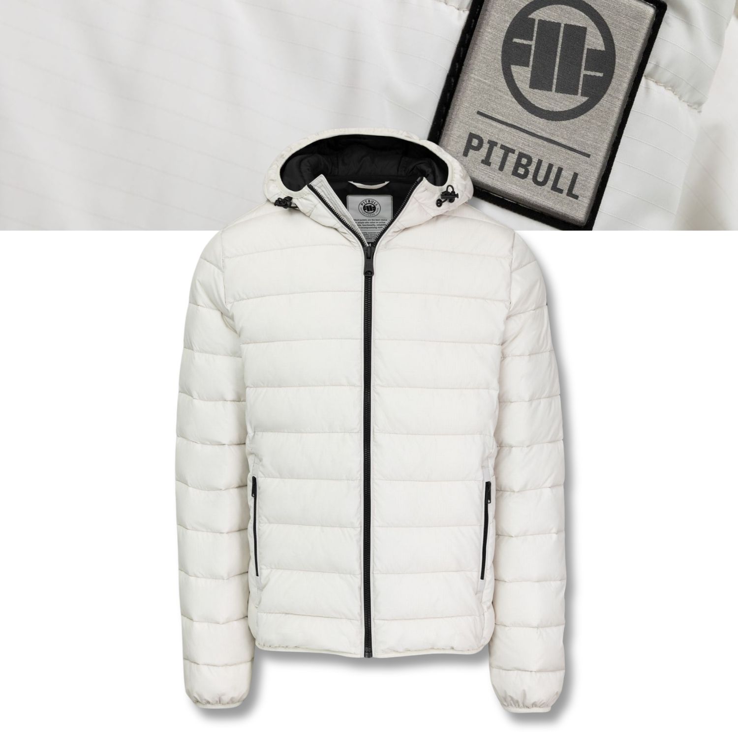 Pánská Zimní bunda s kapucí Pitbull Prošívaná Rip-Stop Seacoast III