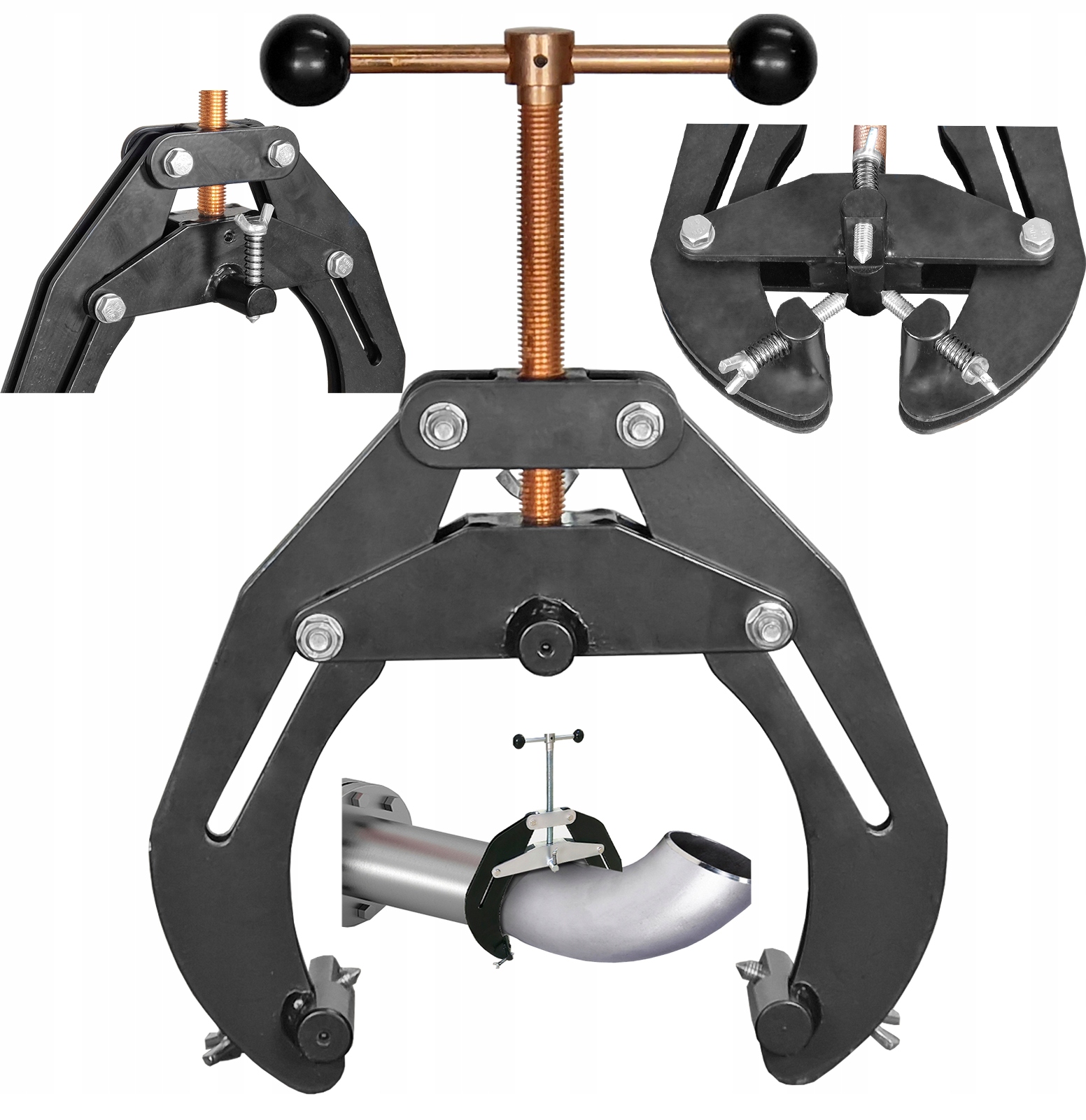 ЦЕНТРОВЩИК сварочный позиционер зажим трубы 50 - 160 мм (2