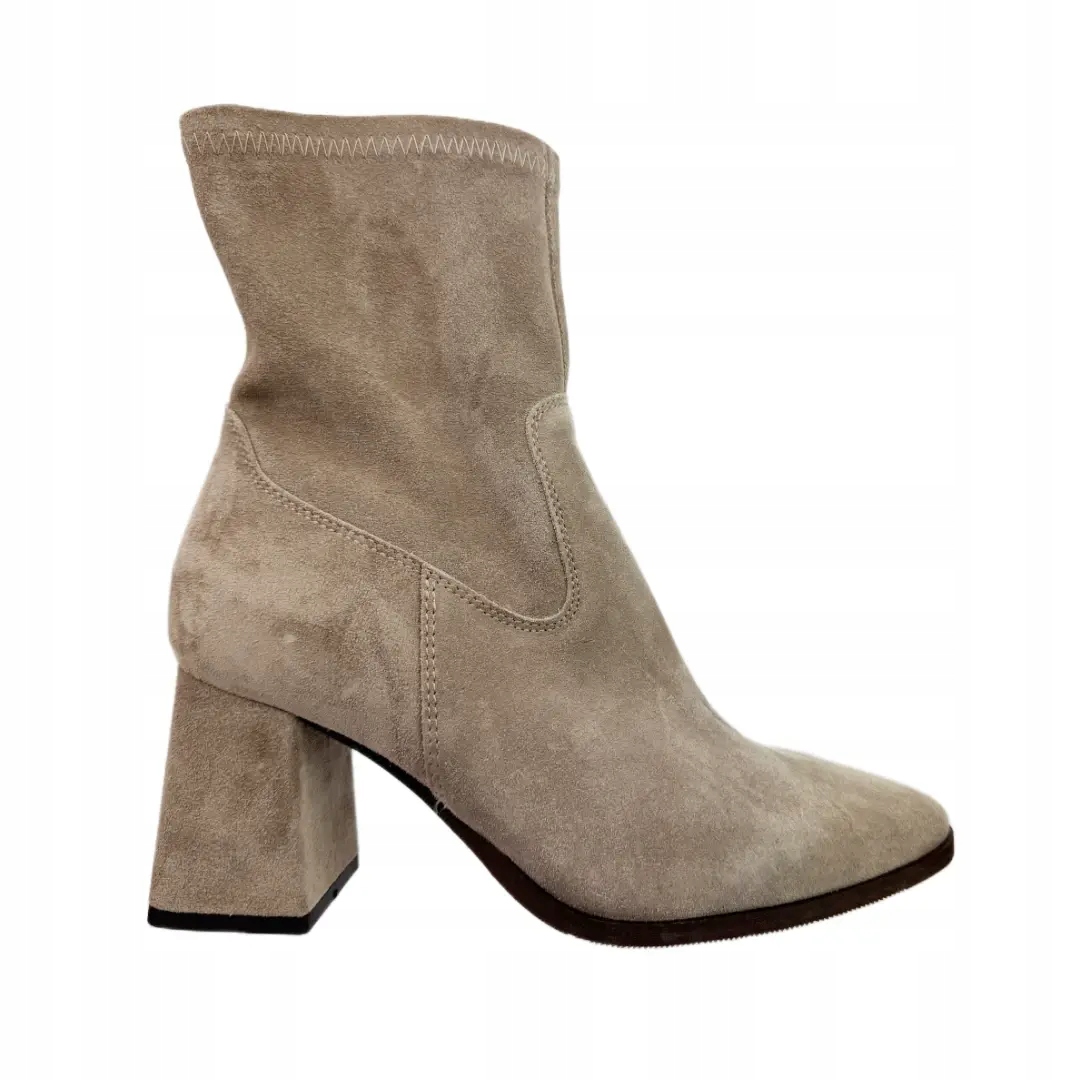 Dámské kotníkové boty Emi Romani 20756 2444 béžová 36, béžová