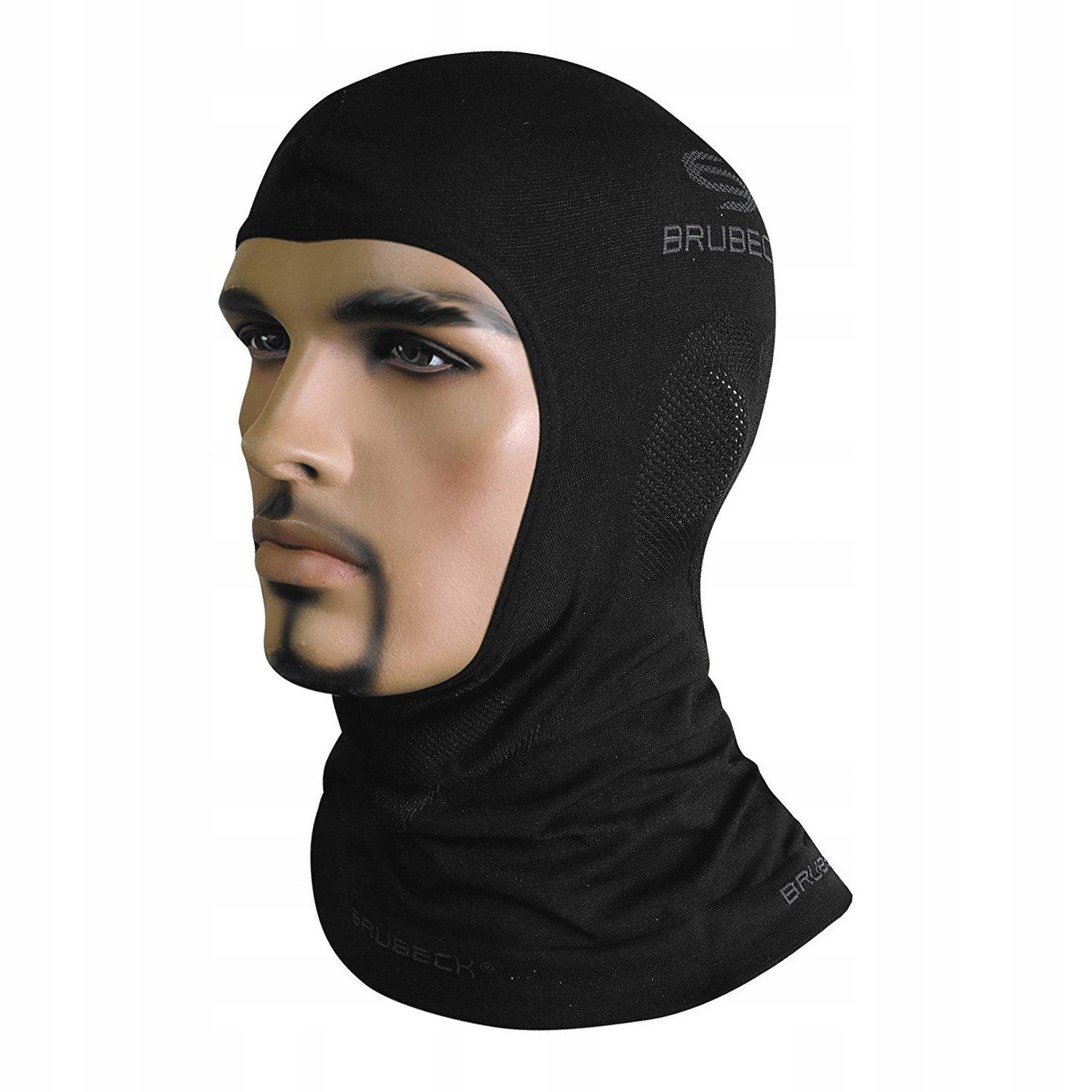 KOMINIARKA MOTOCYKLOWA BRUBECK pod kask na motor CZARNA szybkoschnąca Obwód głowy 57.00-62.00 cm