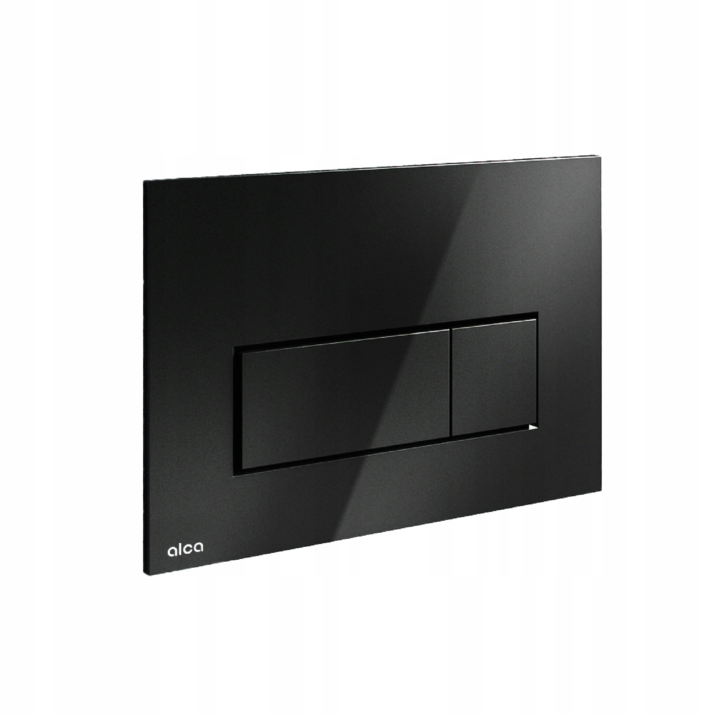 Tlačítko do Wc rezervoárů Černá Mat Alcaplast Delfin Plochý profil Thin