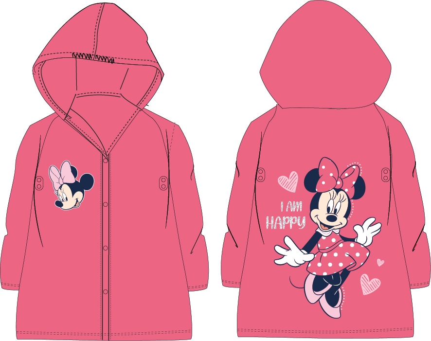 PELERYNA PRZECIWDESZCZOWA MINNIE PŁASZCZ 122/128