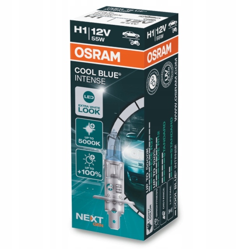 

Żarówka Osram H1 12V 55W Cool Blue Intense Nextgen