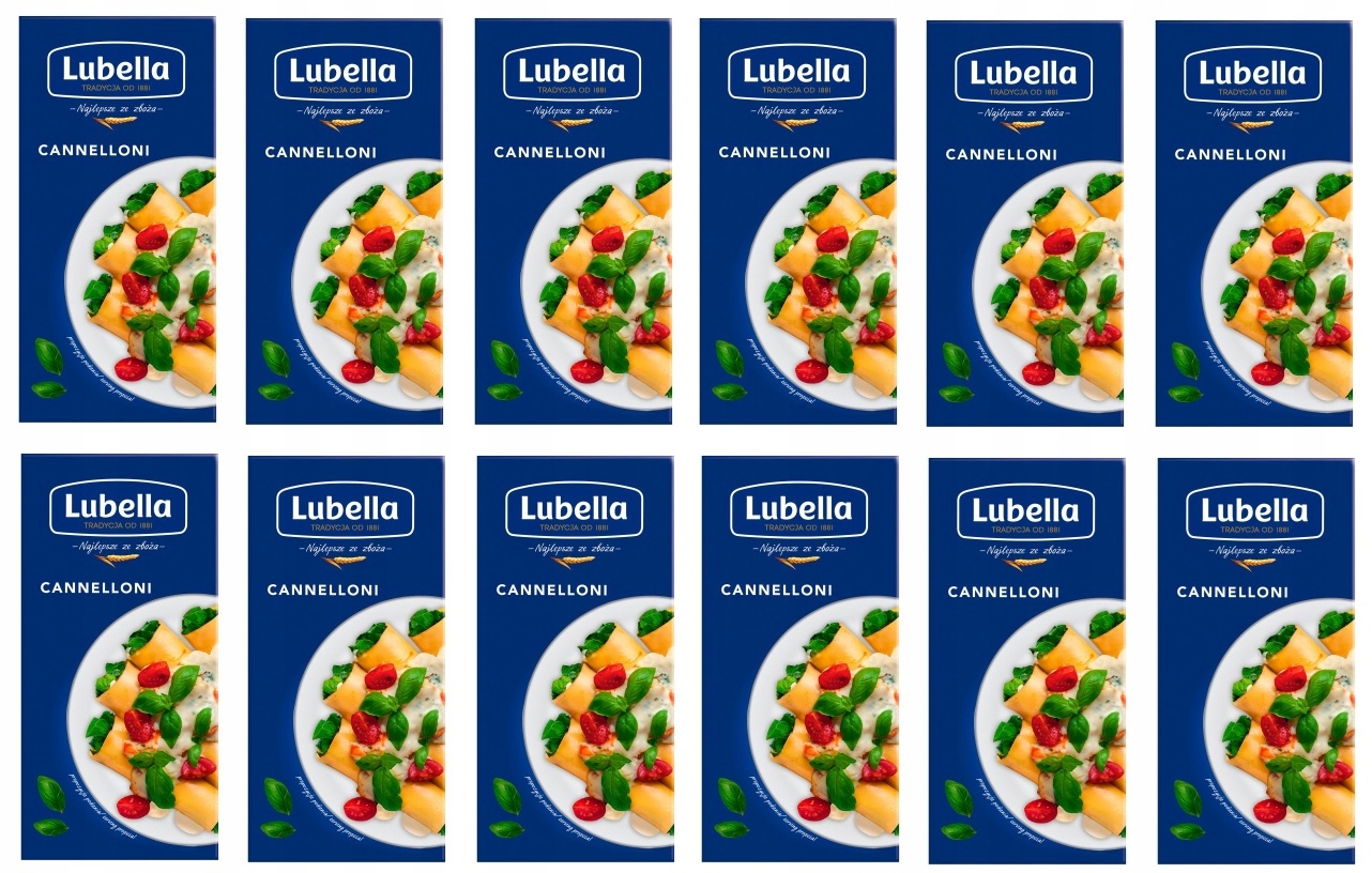12 x 250 g Lubella Těstoviny cannelloni Karton
