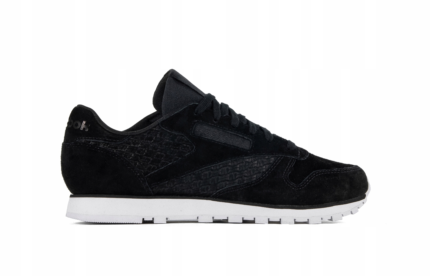 Dámské boty Reebok CL Lthr Woven Emb BT0005 nízké černé 37,5