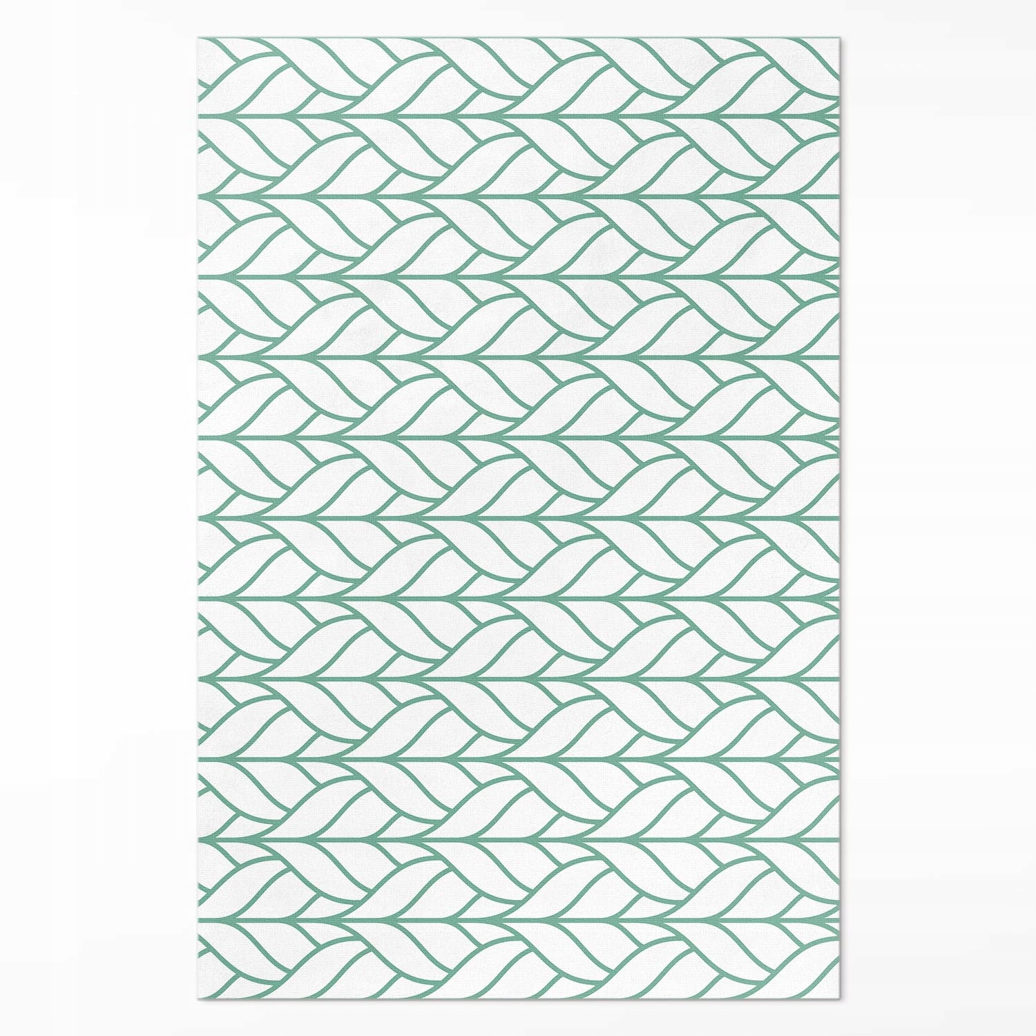 Vnútorný dekoratívny koberec Lineárne listy minimalistický vzor 80x120 cm