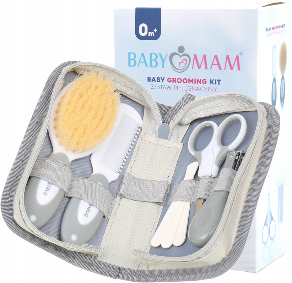 DUŻY ZESTAW KOSMETYCZNY PIELĘGNACYJNY DLA DZIECI NIEMOWLĄT + ETUI BABYMAM
