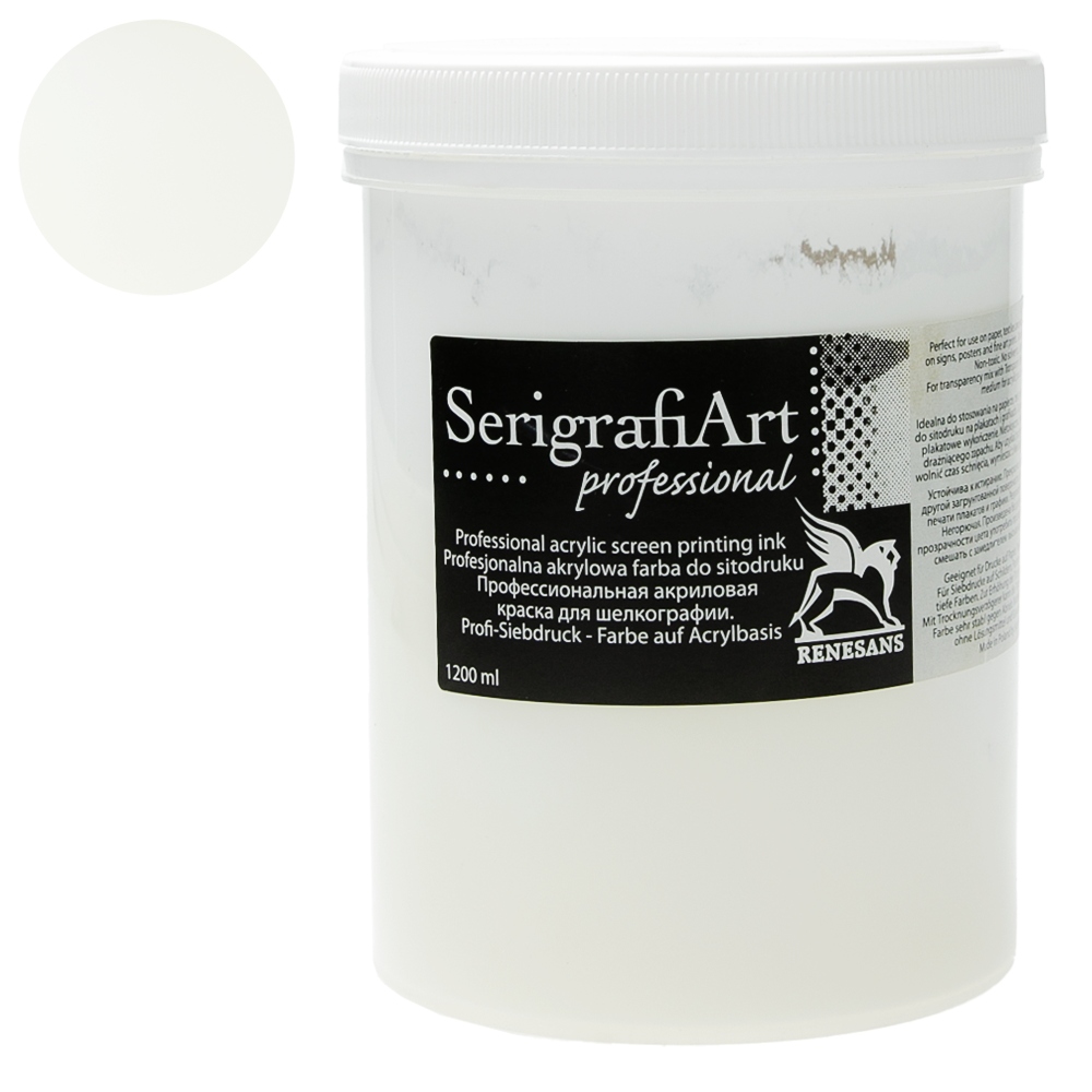 Barva na sítotisk SerigrafiArt1200 Titanová bílá