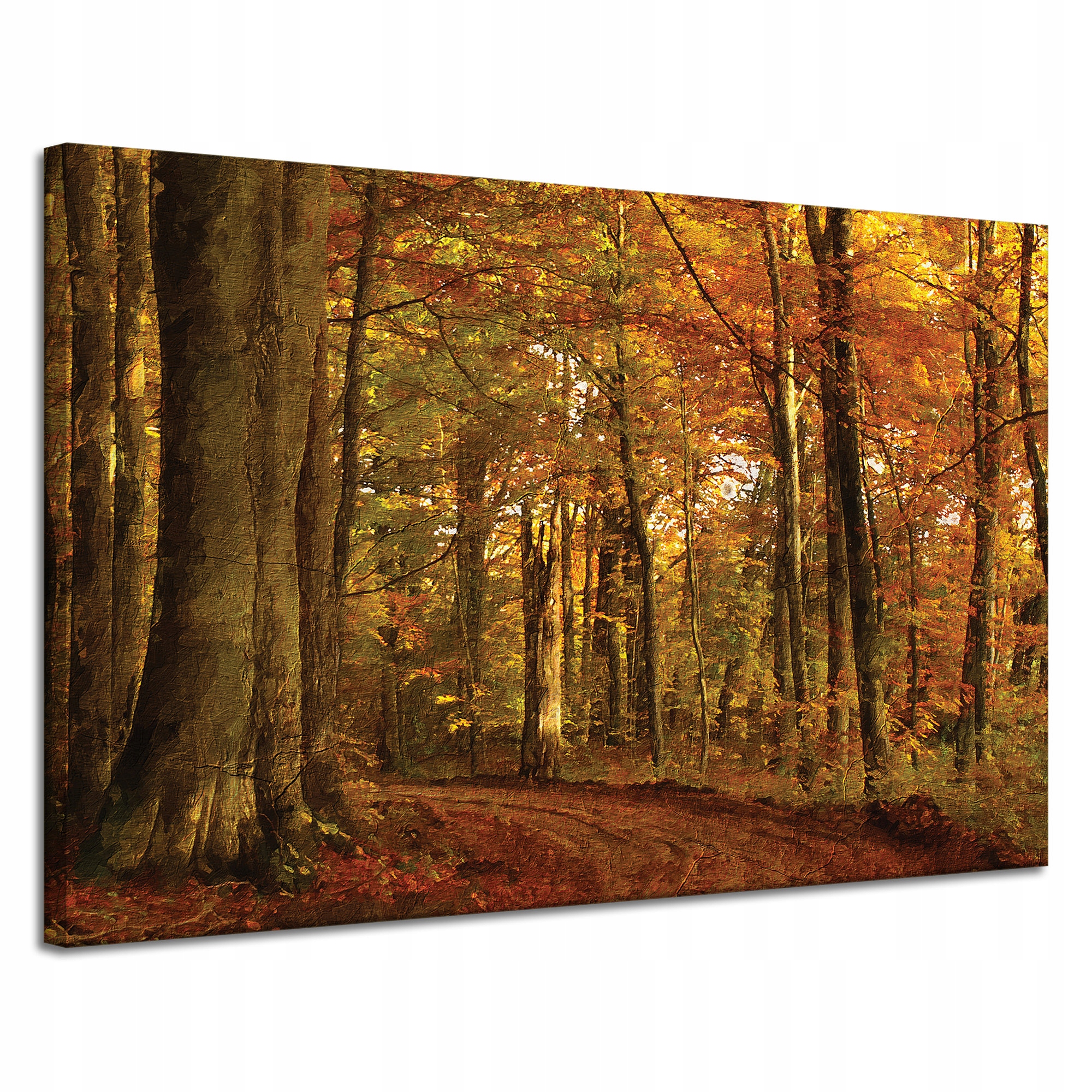 Obraz na plátně Pastelový styl Stromy Les na podzim 120x80 cm