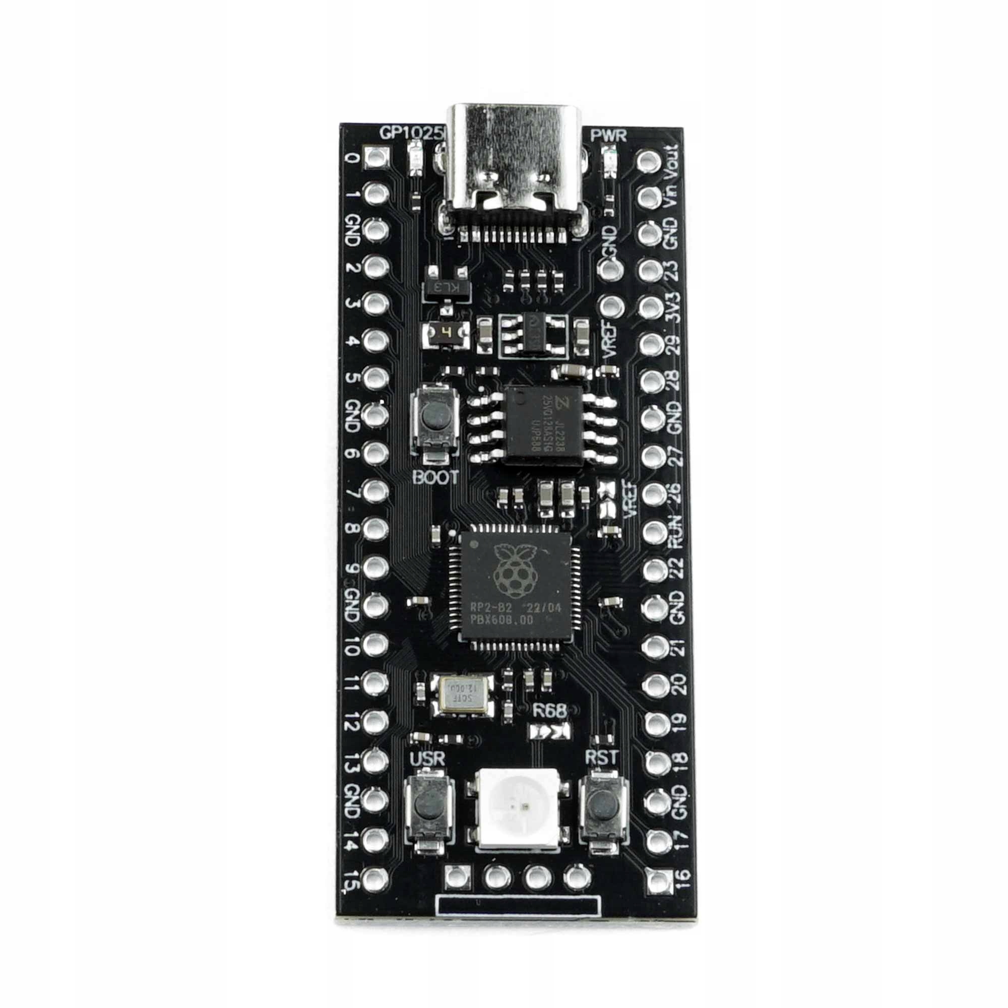 Raspberry Pi Pico klon YD-RP2040 16MB FLASH USB-C Producent Elektroweb