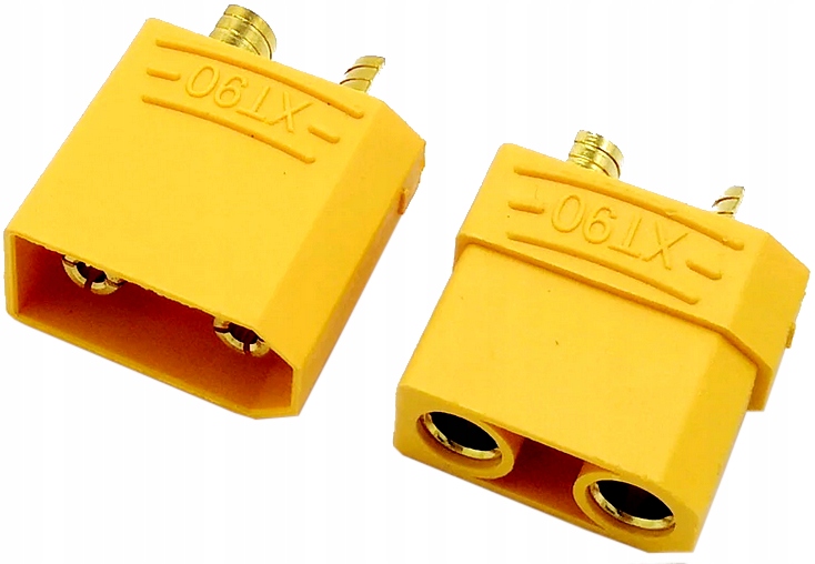 

Para wtyków XT90 męski żeński Rc Aku LiPol 90A