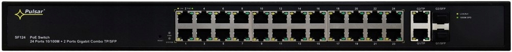 Prepínač PoE Pulsar SF124WP 26 portov