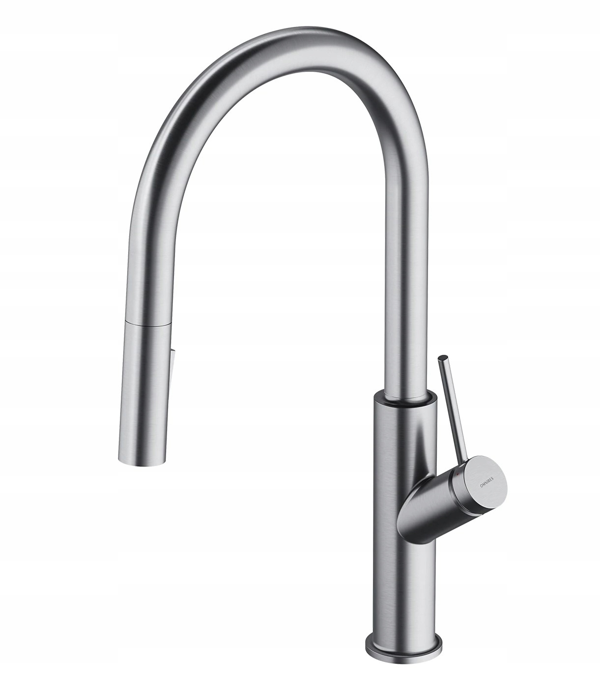 Bateria Kuchenna Wysoka Nikiel Z Wyciaganą Wylewką Omnires BE6455NI