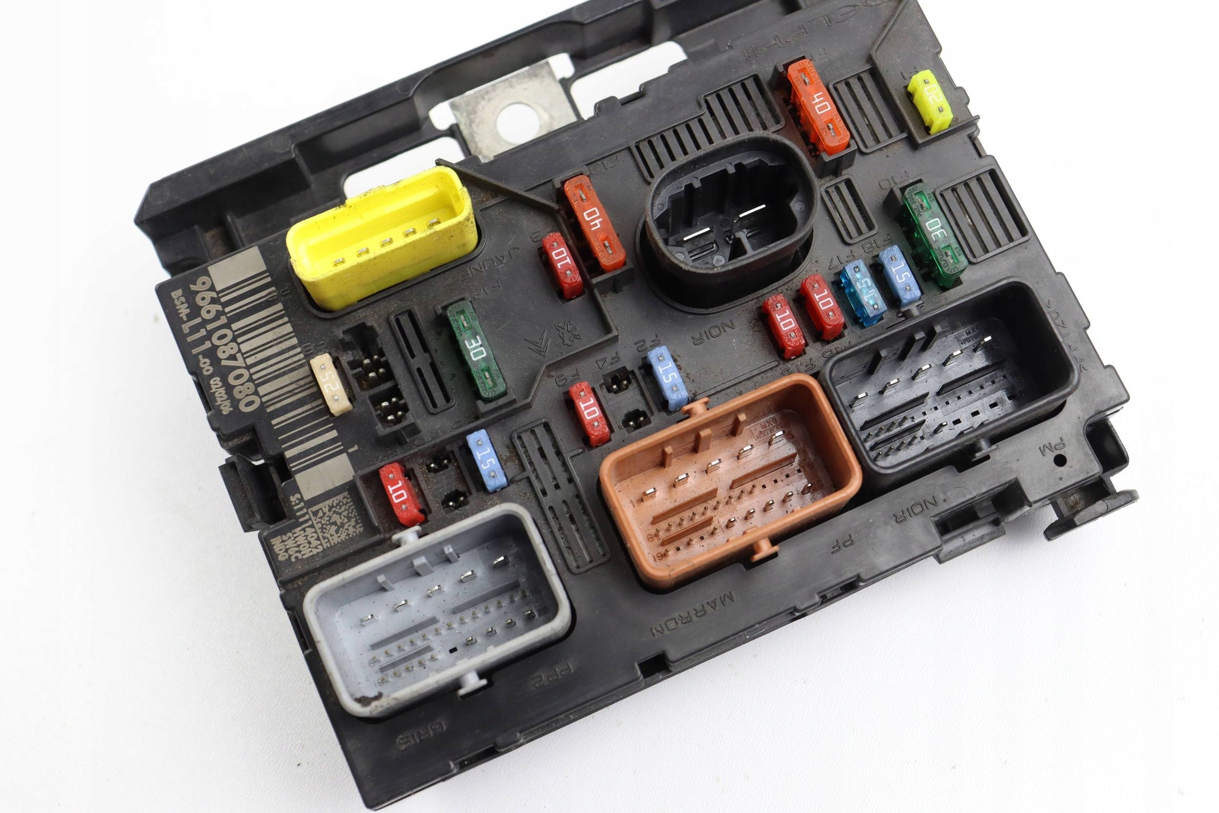 CITROEN PEUGEOT module compartment control unit BSM 9661087080