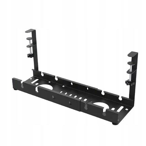 Regulowany organizer na kable pod biurko Alogy OR-02 czarny – Regulowany organizer na kable Alogy OR-02