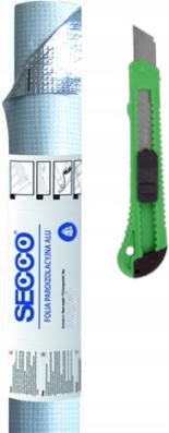 Fólie Střešní Fólie Vyztužená Secco Alu 180 g 15 m²