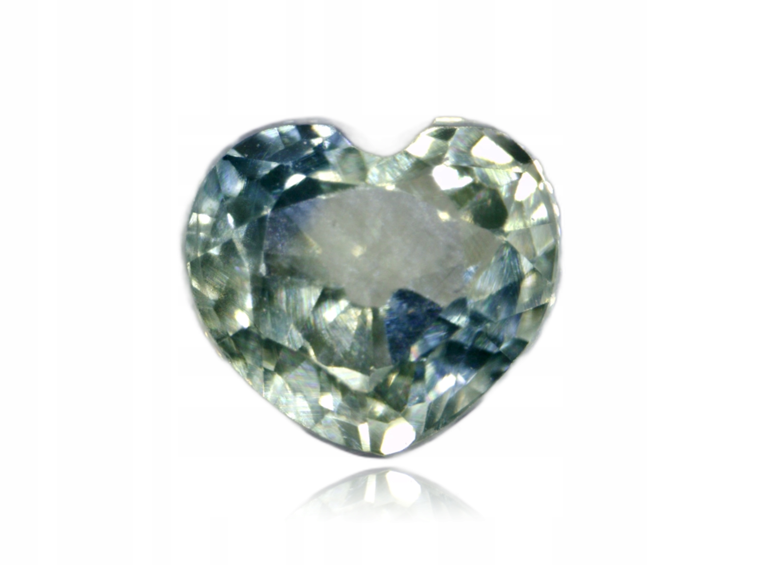 Safír 0.30ct Zelené srdce eCertifikát Wbd