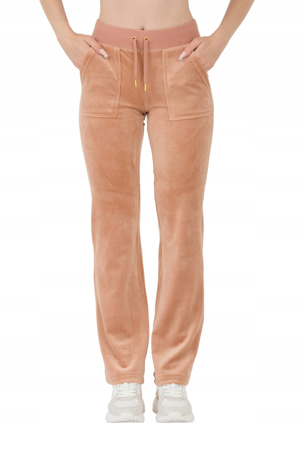 Juicy Couture Béžové tepláky Del Ray Gold Pocketed Pant Xs