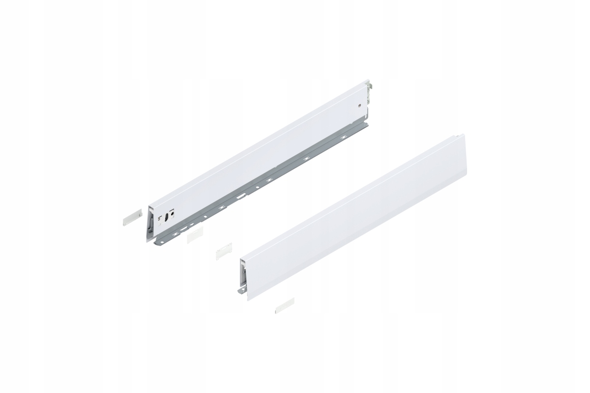Blum 470M6002S Boční strana Merivobox, výška M (91 mm) 600 mm, hedvábně bílá