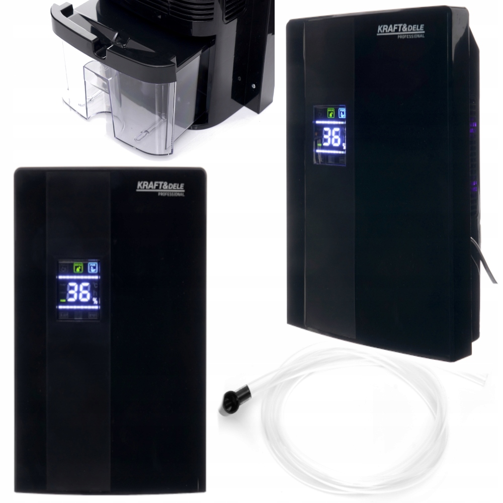 OSUSZACZ POWIETRZA POCHŁANIACZ WILGOCI 120W 700ml/24h LED MOCNY