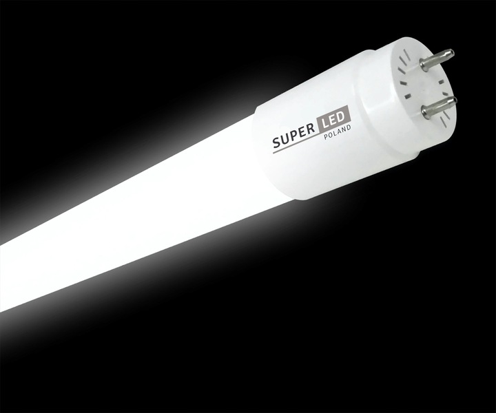 Świetlówka LED T8 120cm 18W 2520lm MOCNA biała zimna Marka SuperLED