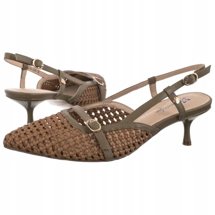 Dámské kožené lodičky Maciejka Rude K7446-29/00-1 Brown
