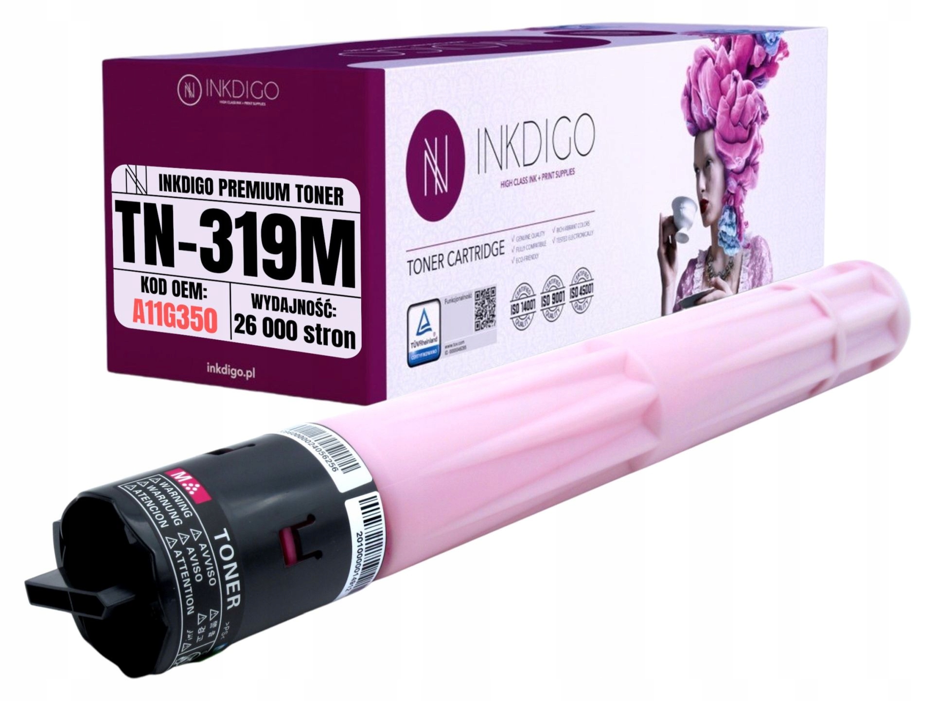 TN319M Náhrada Pro Tiskárny Konica Minolta Bizhub C360