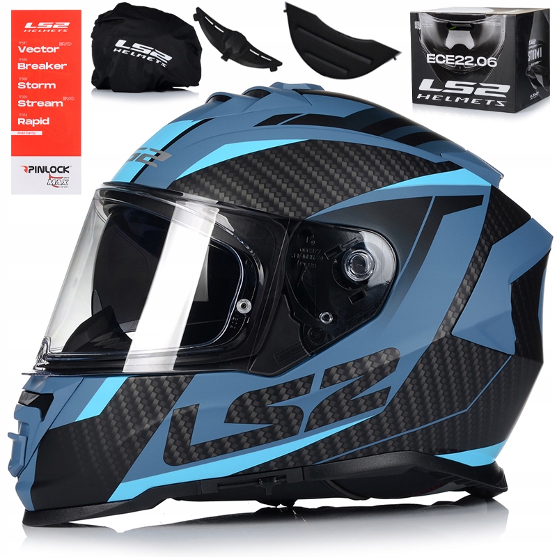 Motocyklová Prilba LS2 FF800 Storm II Racer Pinlock Blenda Ecer 22.06