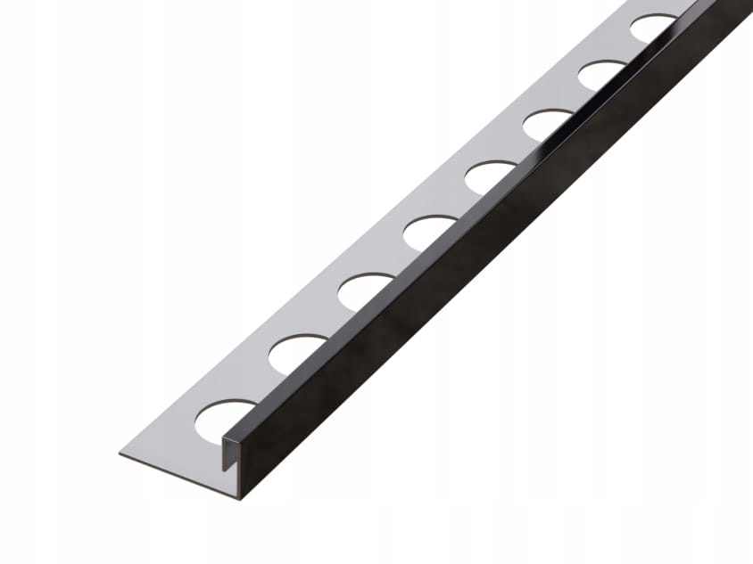 LISTWA NAROŻNA JS 270 cm x 1cm CZARNY POŁYSK