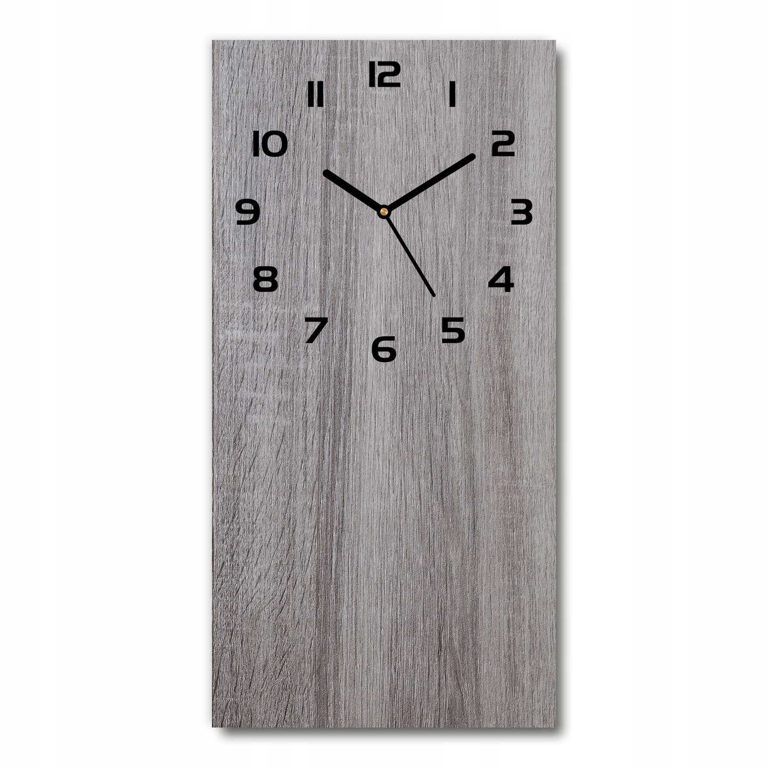 

Piękny szklany zegar ścienny Drewno 30x60 pionowy